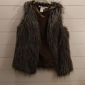 Max Studio faux fur vest